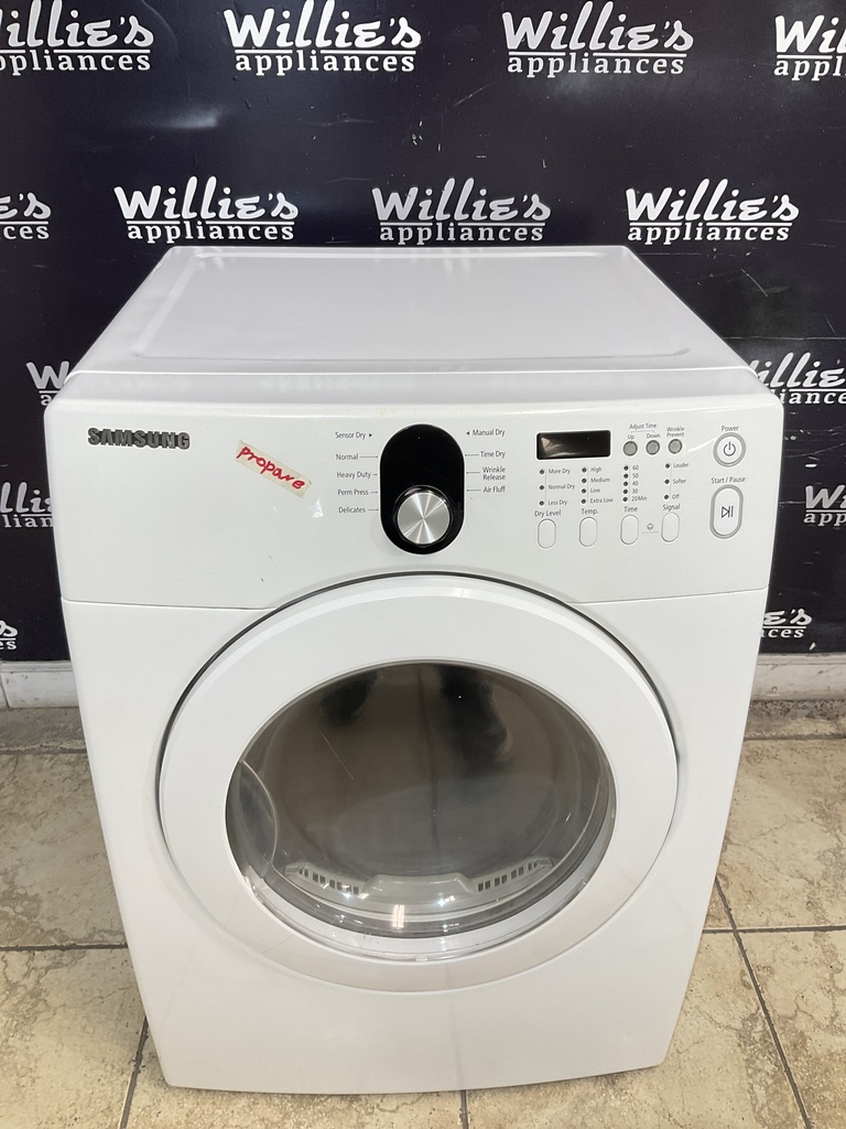 Samsung Used Gas Propane Dryer 27inches (White)