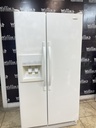 Whirlpool Used Refrigerator Side by Side 36x69 1/2” (White)
