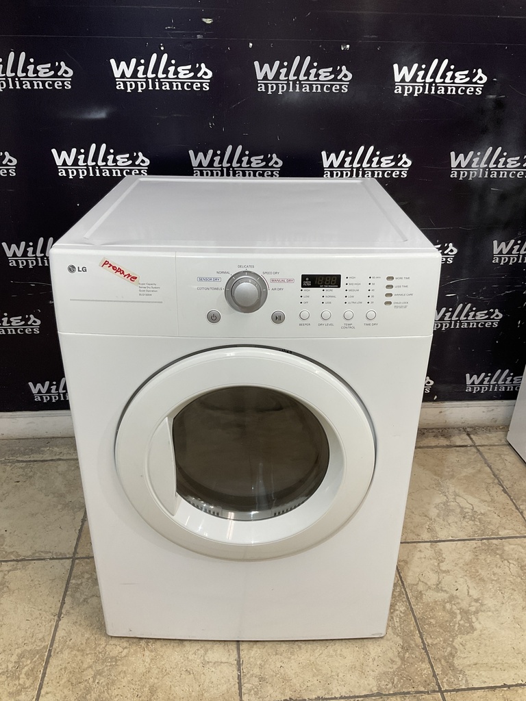 Lg Used Gas Propane Dryer 27inches (White) 