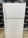 Ge Used Refrigerator Top and Bottom 28x61 1/2” (White) 