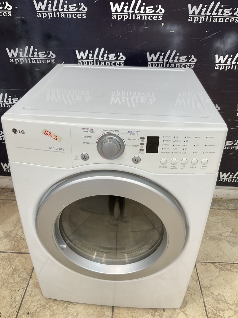 Lg Used Natural Gas Dryer 27inches (White) 
