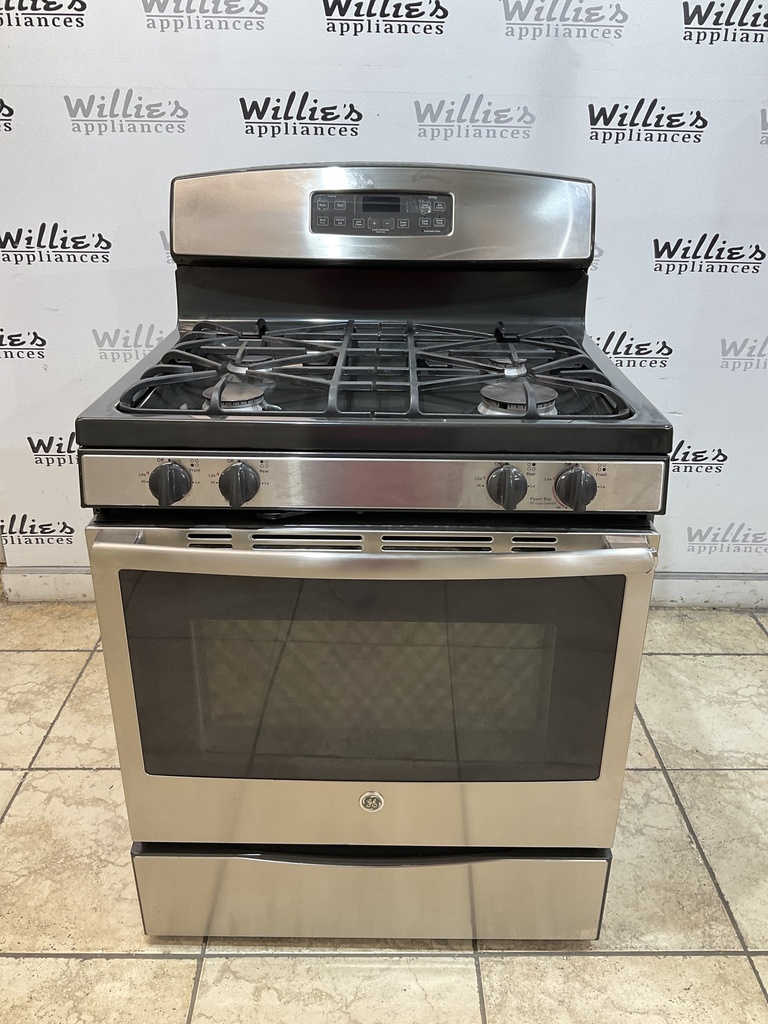 Ge Used Natural Gas Stove 30inches (Stainless Steel) 