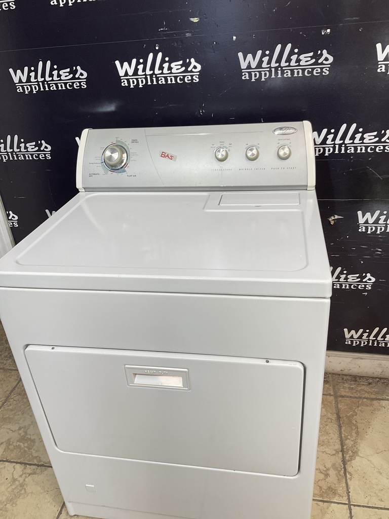 Whirlpool Used Natural Gas Dryer 29inches (White) 