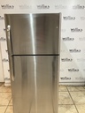 Ge Used Refrigerator Top and Bottom 30x66 1/2” (Stainless Steel) 