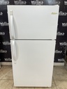 Frigidaire Used Refrigerator Top and Bottom 28x60 (White) 