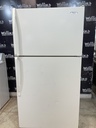 Whirlpool Used Refrigerator Top and Bottom 33x66 (Bisque) 