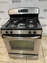 Ge Used Natural Gas Stove 30inches (Stainless Steel) 