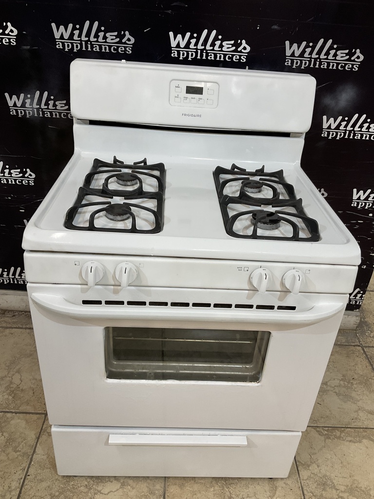 Frigidaire Used Natural Gas Stove 30inches (white) 