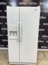 Whirlpool Used Refrigerator Side by Side 33x66 1/2” (White) 
