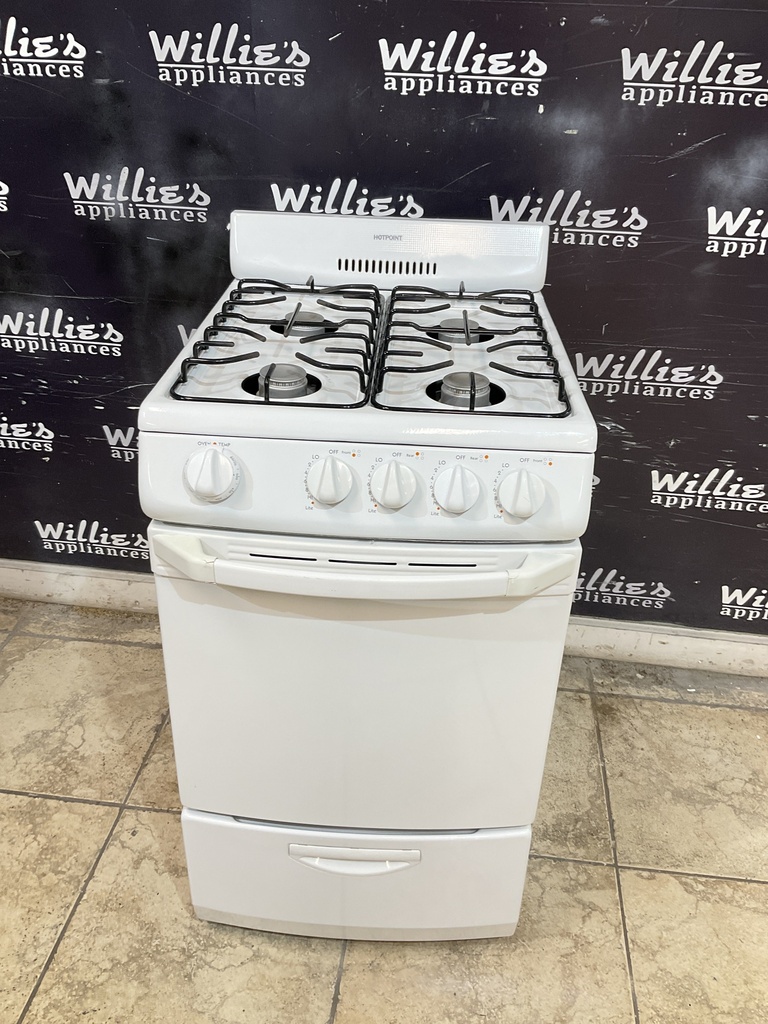Hotpoint Used Natural Gas Stove 20inches (White) 