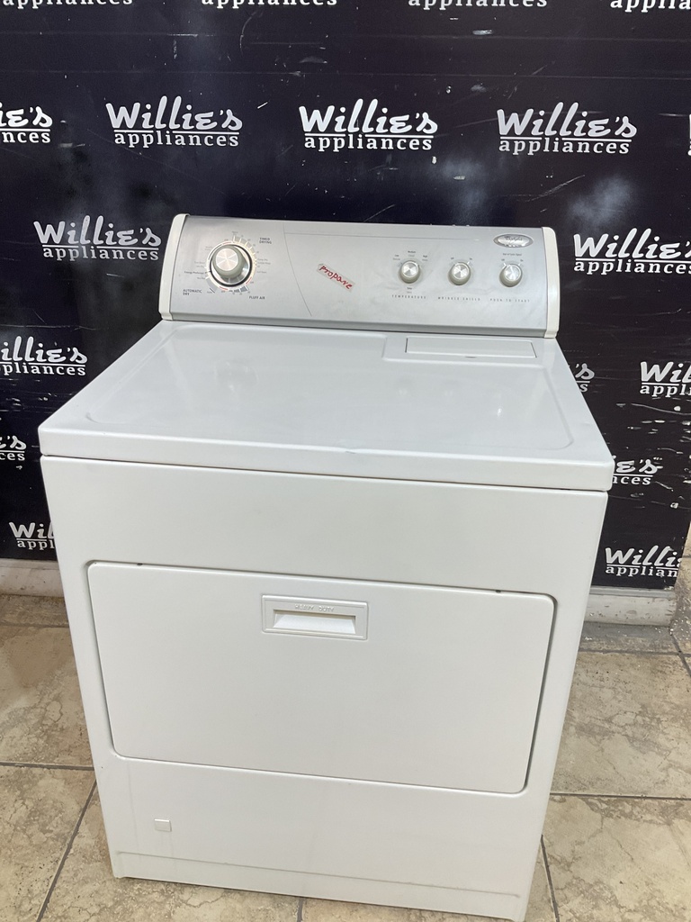 Whirlpool Used Gas Propane Dryer 29inches (White) 
