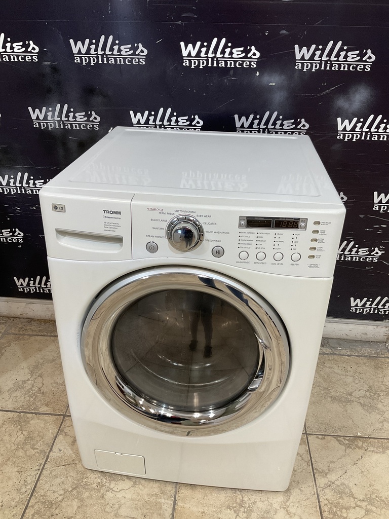 Lg Used Washer front-load 27inches (White) 