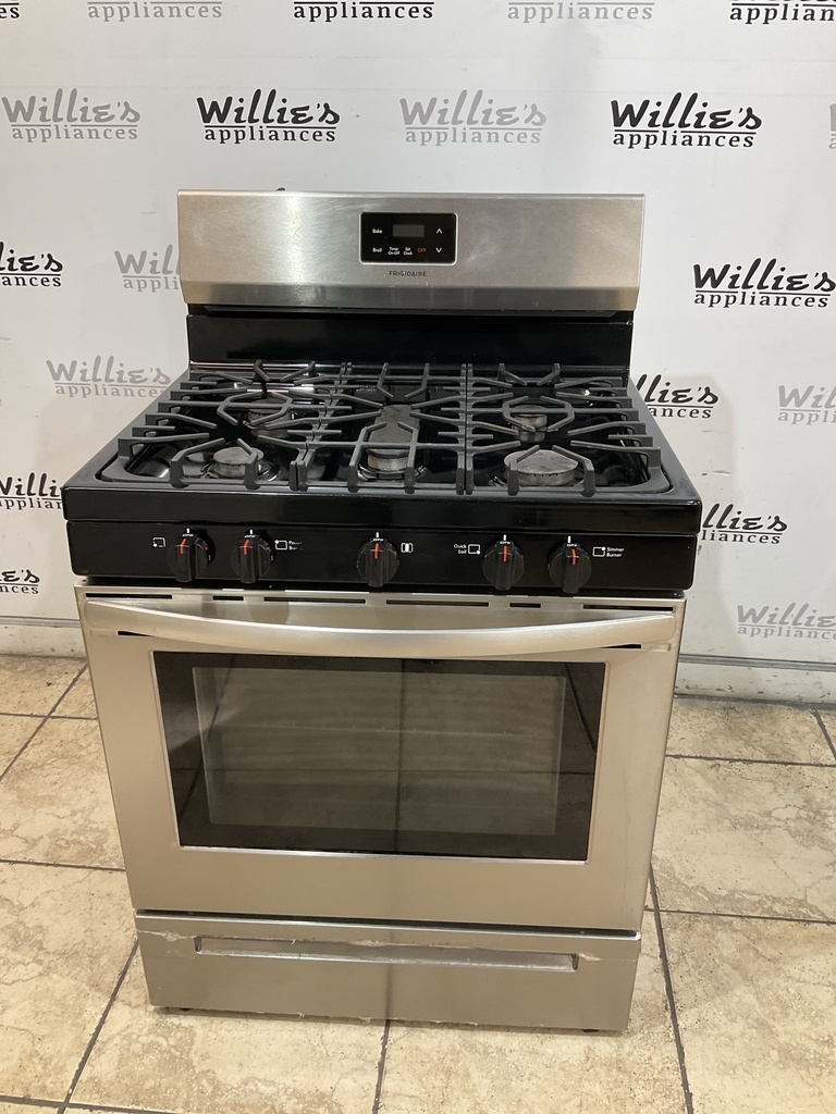 Frigidaire Used Natural Gas Stove 30inches (Stainless Steel) 