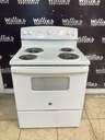 Ge Used Electric Stove 220volts (40/50 AMP) 30inches {no cord} (White) 
