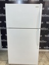 Whirlpool Used Refrigerator Top and Bottom 33x65 1/2” (White)