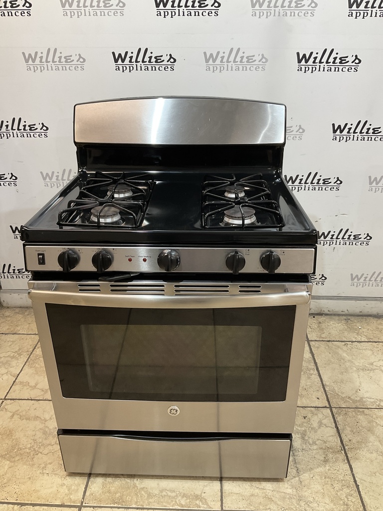 Ge Used Natural Gas Stove 30inches (Stainless Steel) 