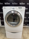Whirlpool Used Electric Dryer 220volts (30 AMP) 27inches {3 prong} (White)
