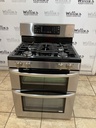 Lg Used Natural Gas Stove Double Oven 30inches (Stainless Steel) 