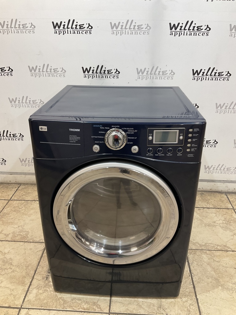Lg Used Electric Dryer 220volts (30 AMP) 27inches {3 prong} (Blue) 