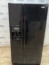Whirlpool Used Refrigerator Side by Side 33x66 (Black) 