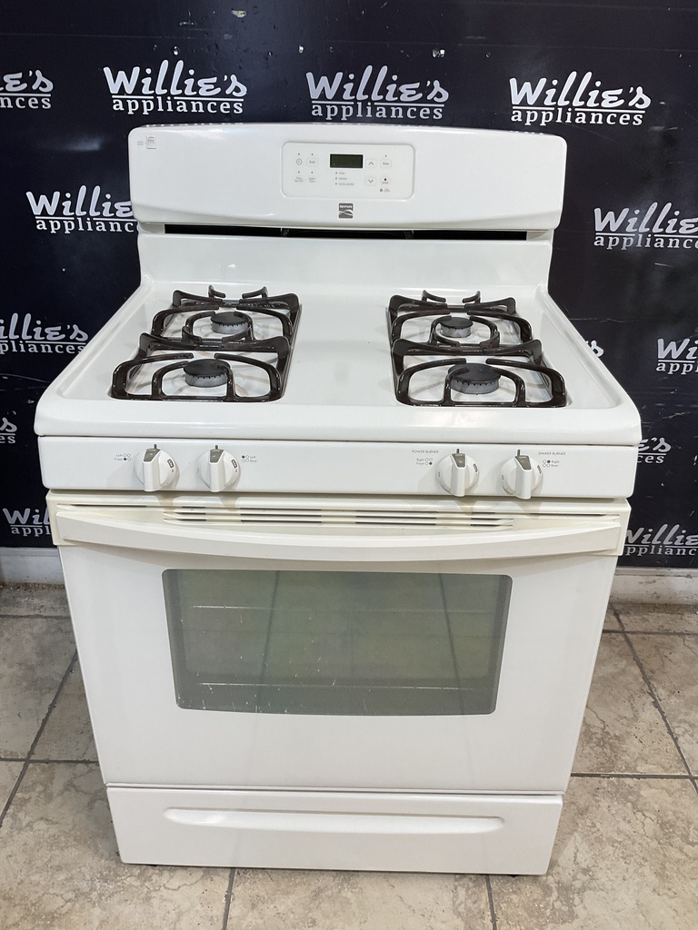 Kenmore Used Natural Gas Stove 30inches (Bisque) 