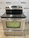 Maytag Used Electric Stove 220 volts (40/50 AMP) 30inches {3 prong} (Stainless steel) 