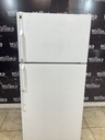 Ge Used Refrigerator Top and Bottom 28x61 1/2” (White) 