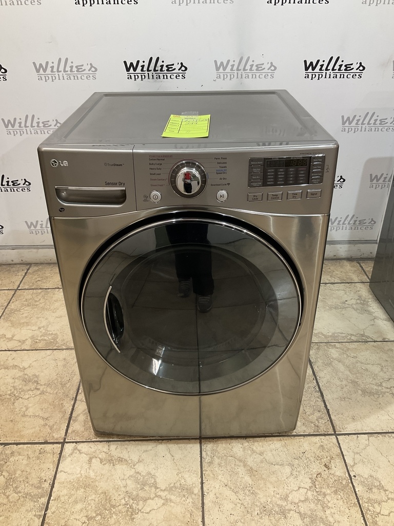 Lg Used Electric Dryer 220volts (30 AMP) 27inches {4 prong} (Grey)