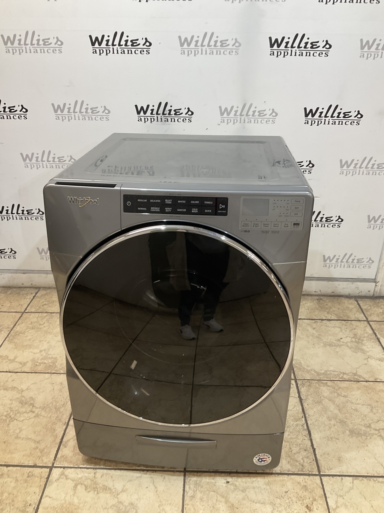 Whirlpool Used Washer Front-load 27inches (Grey)