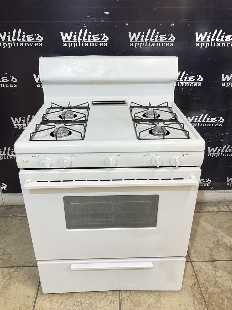 Frigidaire Used Natural Gas Stove 30inches (White) 