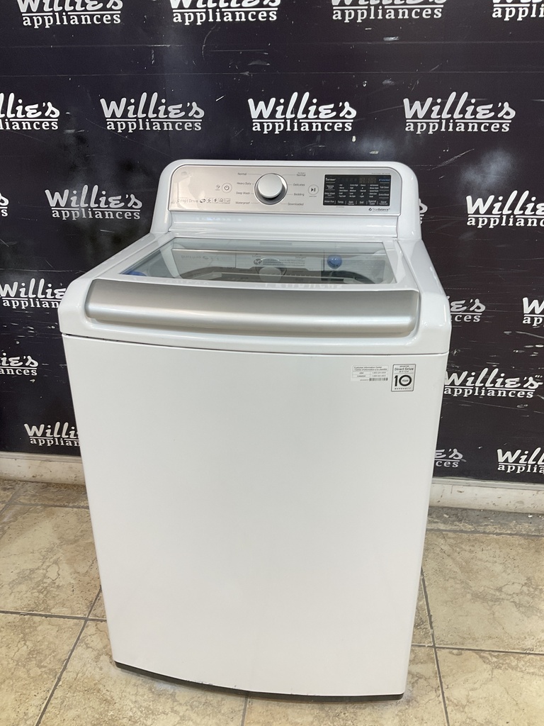 Lg Used Washer Top-load 27inches (White) 