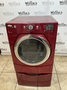Whirlpool Used Electric Dryer 220volts (30 AMP) 27inches {3 prong} (red) 