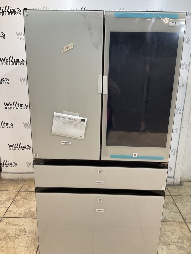 Samsung New Open Box Refrigerator French Door Family Hub+ 36x70 (Ivory) 