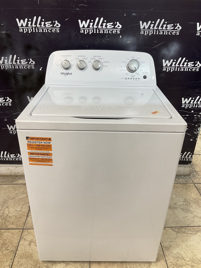 Whirlpool New Open Box Washer Top-load 27inches (White) 