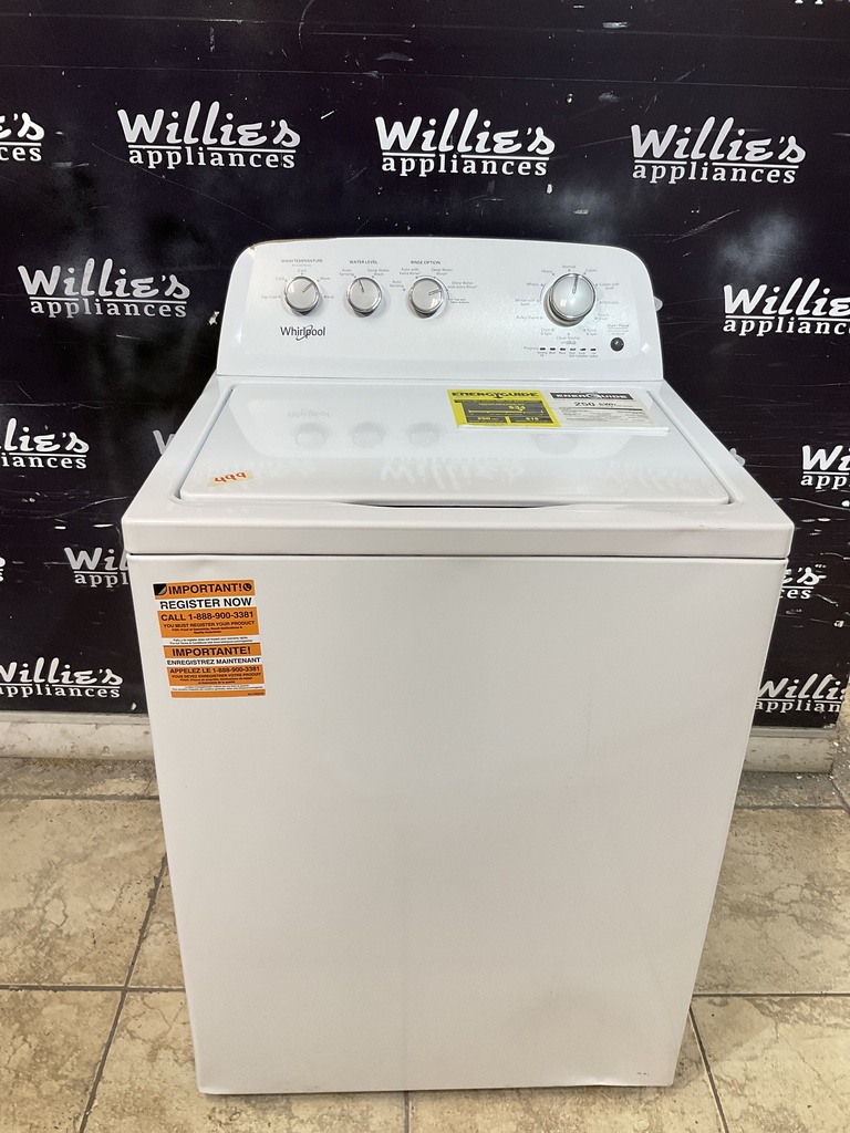 Whirlpool New Open Box Washer Top-load 27inches (White) 