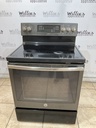 Ge Used Electric Stove 220volts (40/50 AMP) 30inches {no cord} (Stainless steel) 