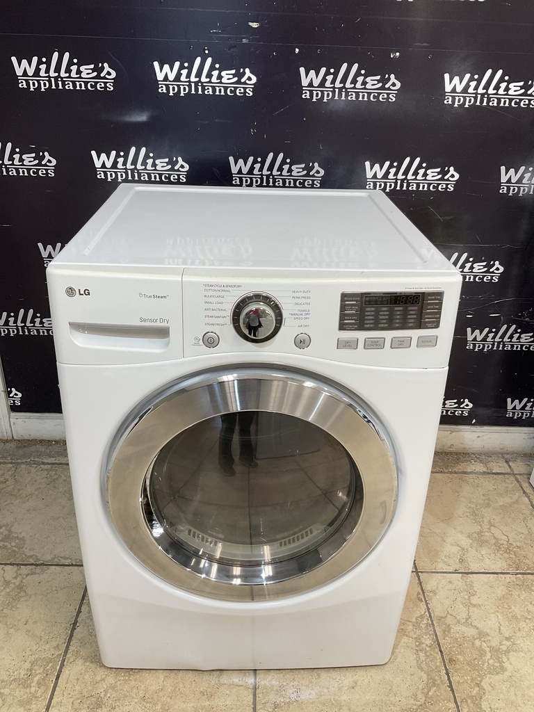 Whirlpool Used Electric Dryer 220volts (30 AMP) 27inches {4 prong} (White)