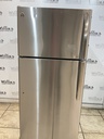 Ge Used Refrigerator Top and Bottom 28x64 1/2” (Stainless Steel) 