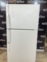 Ge Used Refrigerator Top and Bottom 30x67 (White) 