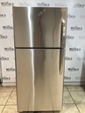 Ge Used Refrigerator Top and Bottom 30x66 1/2” (Stainless Steel) 