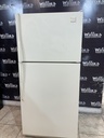 Whirlpool Used Refrigerator Top and Bottom 30x66 1/2” (Bisque) 