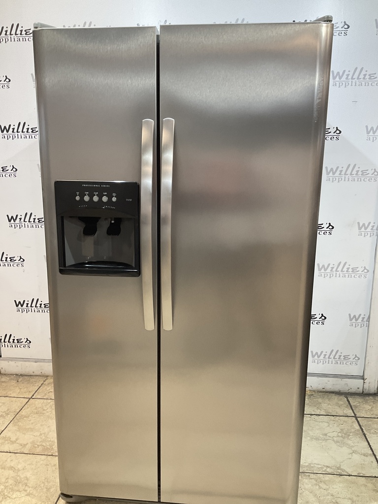 Frigidaire Used Refrigerator Side by Side 36x69 (Stainless Steel) 