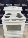 Ge Used Electric Stove 220volts (40/50 AMP) 30inches {no cord} (Bisque) 