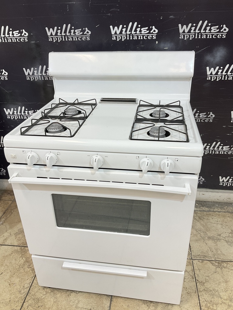 Frigidaire Used Natural Gas Stove 30inches (White) 