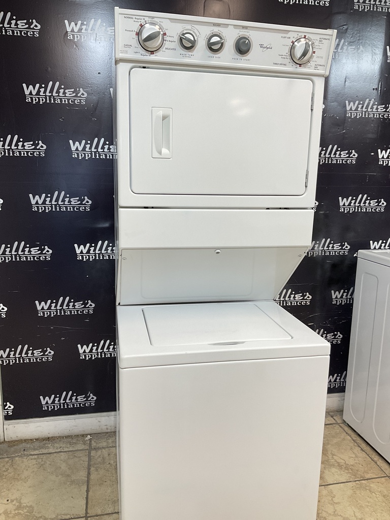 Whirlpool Used Natural Gas Unit Stackable 27x72 1/2” (White) 