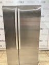 Whirlpool Used Refrigerator Side by Side 33x65 1/2” (Stainless Steel) 