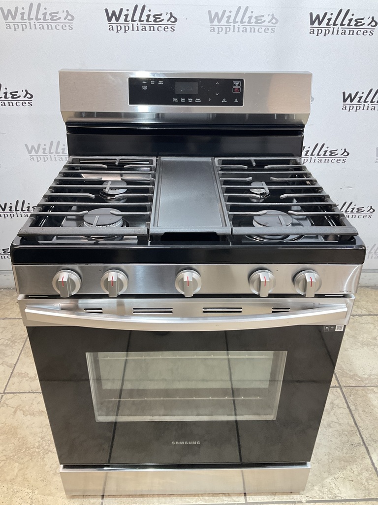 Samsung Used Natural Gas Stove 30inches (Stainless Steel) 