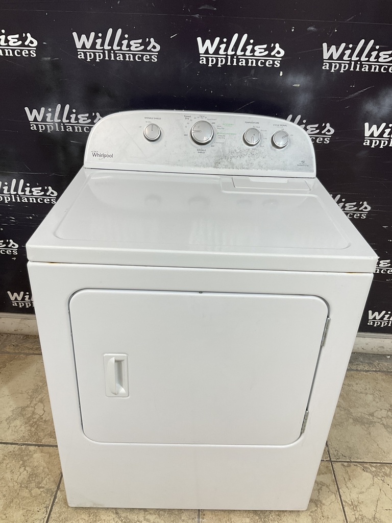 Whirlpool Used Electric Dryer 220volts (30 AMP) 29inches {3 prong} (White) 