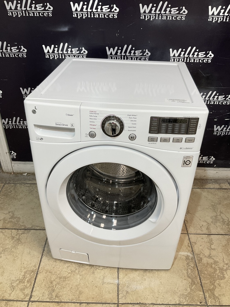 Lg Used Washer front-load 27inches (White) 