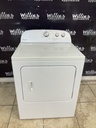 Whirlpool Used Electric Dryer 220volts (30 AMP) 29inches {no cord} (White) 